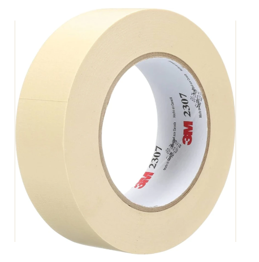 3M Masking Tape 2307 1"x50metres | Box of 6 Rolls
