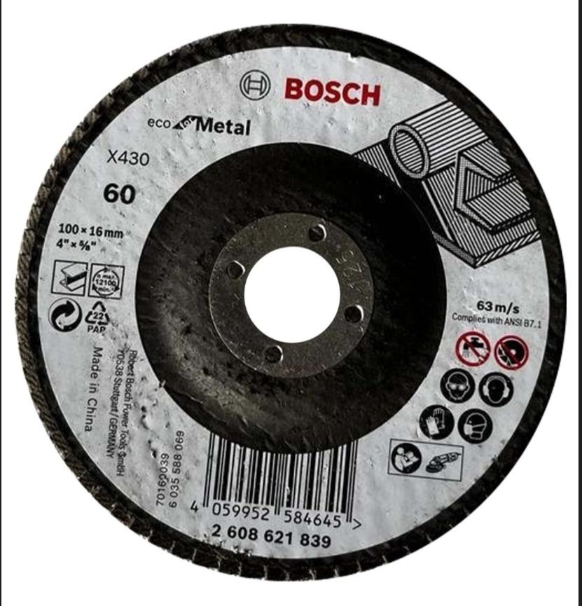 flap disc x430 4" G60 (MOQ 200)