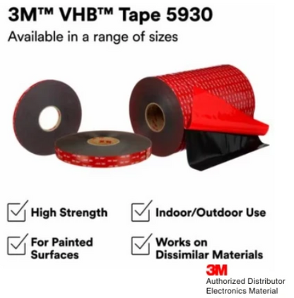 3M VHB tape 5930 | Pack of 6 Rolls