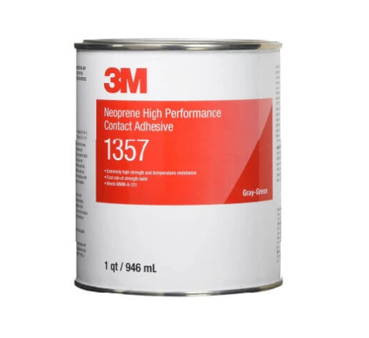 3M Neoprene High Performance Rubber and Gasket adhesive 1357 | Box of 12 Pints