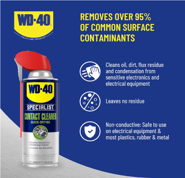 WD 40 Electrical Contact Cleaner | 400ML | Pack of 2