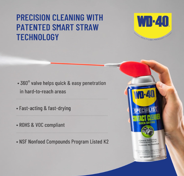 WD 40 Electrical Contact Cleaner | 400ML | Pack of 2