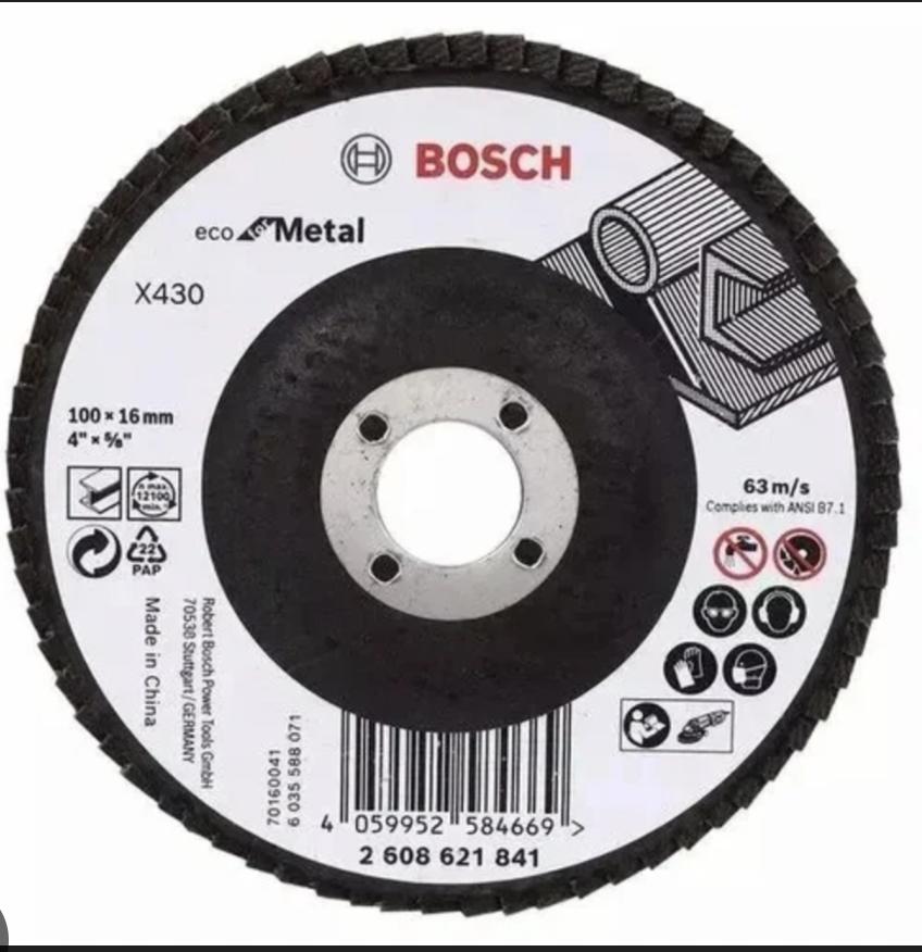 flap disc X433  4" G80 (11pcs)