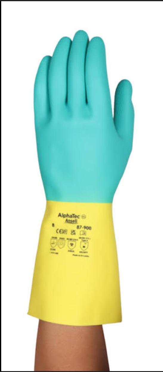 Ansell Alphatec 87-900 chemical protective gloves
