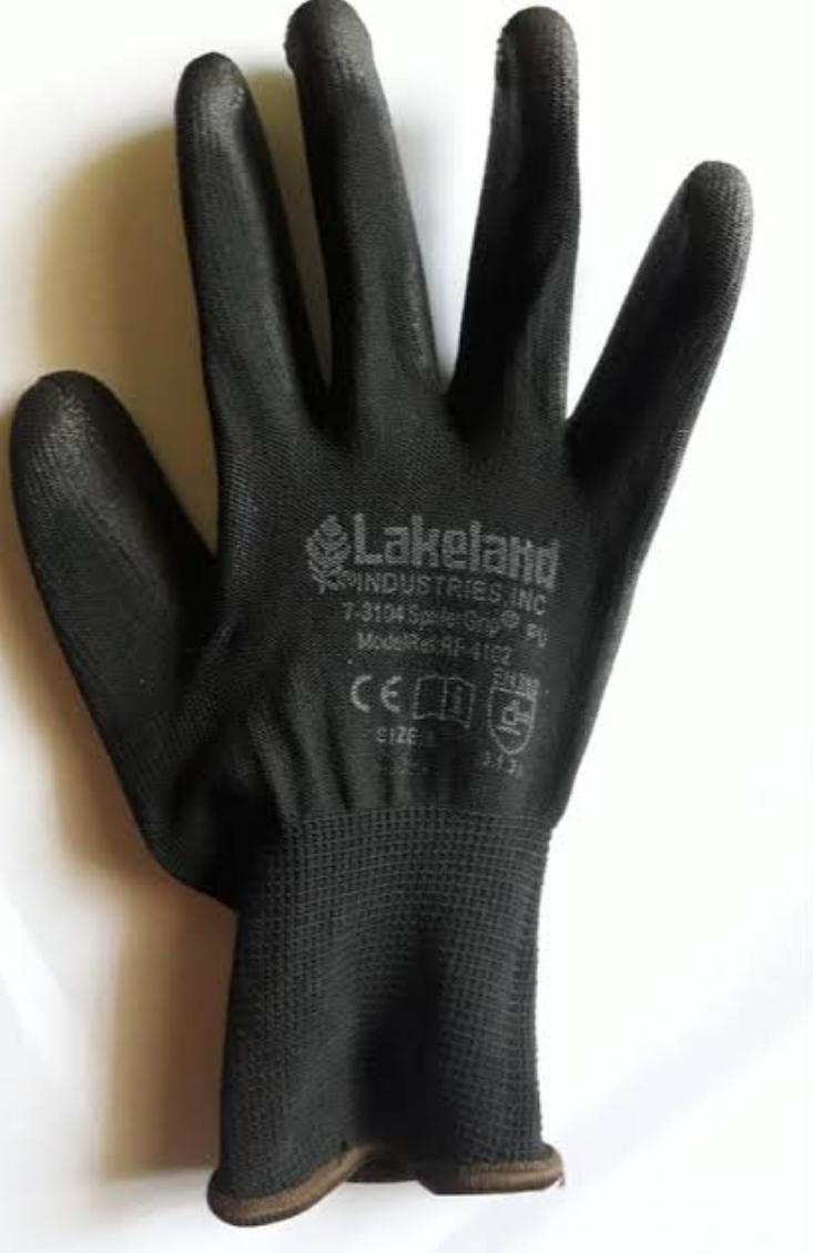 Lakeland Black PU coated Hand Gloves
