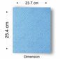 Kimtech Prep® Kimtex Wiper Cloth (1373), Blue, 10 Packs / Case, 100 Cloths / Pack (1,000 Cloths)