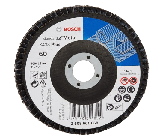 flap disc X433  4" G60 (11pcs)